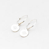 Oorbellen creolen bedel rond noorderster