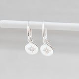 Oorbellen creolen bedel rond noorderster