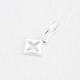 Oorbellen creolen bedel veertje/ vierkant