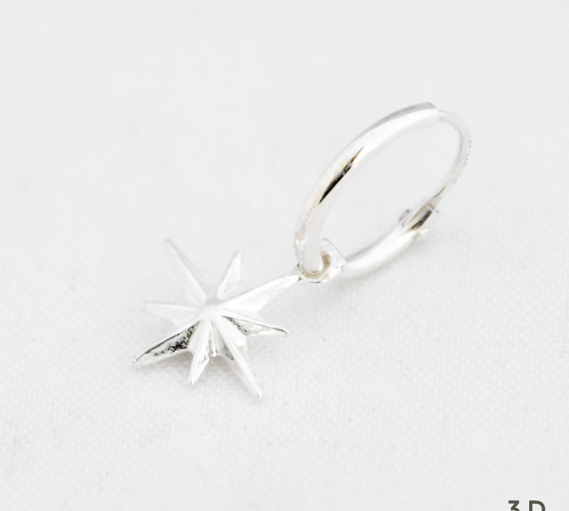 Oorbellen creolen bedel noorderster