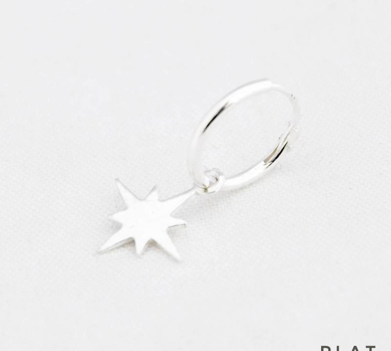 Oorbellen creolen bedel noorderster