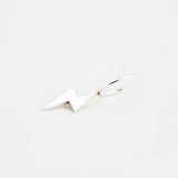 Oorbellen creolen bedel bliksem/ veer/ munt ovaal