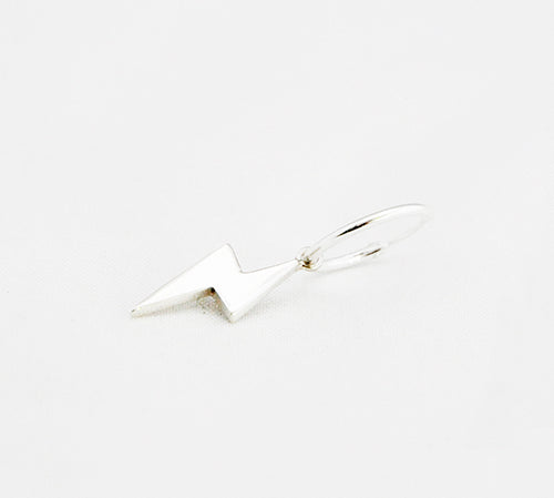 Oorbellen creolen bedel bliksem/ veer/ munt ovaal