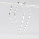 Oorbellen diamant vorm