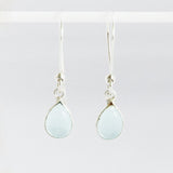 Oorbellen druppel edelsteen