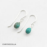 Oorbellen druppel edelsteen