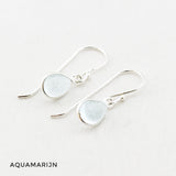 Oorbellen druppel edelsteen