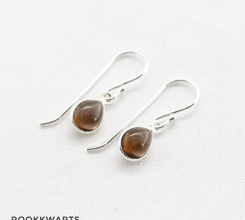 Oorbellen druppel edelsteen