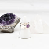 Ring amethist basic