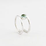 Ring edelsteen dubbel