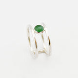 Ring edelsteen dubbel