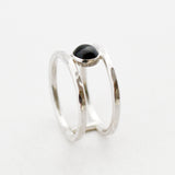 Ring edelsteen dubbel