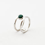 Ring edelsteen dubbel