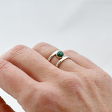 Ring edelsteen dubbel