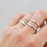 Ring gehamerd strepen