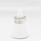 Ring gehamerd strepen