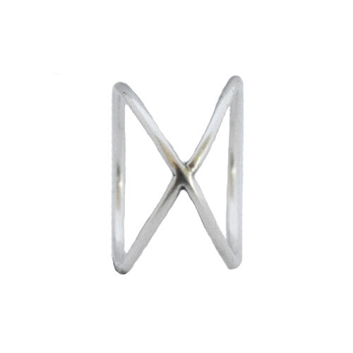 Ring gekruist - Ringen - Zilver & Zoet