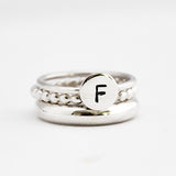 Ring letter stapel