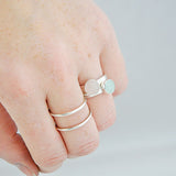 Ring Aquamarijn Basic