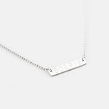 Ketting tekst/ naam plaatje