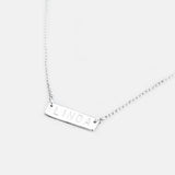 Ketting tekst/ naam plaatje