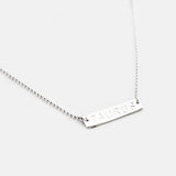 Ketting tekst/ naam plaatje