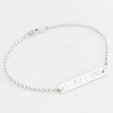 Armband naam / tekst plaatje