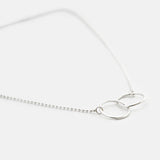 ketting twee cirkels 13 mm gelijk bolletjes