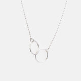 ketting twee cirkels 13 mm gelijk bolletjes