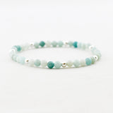 Armband Amazoniet 4 mm