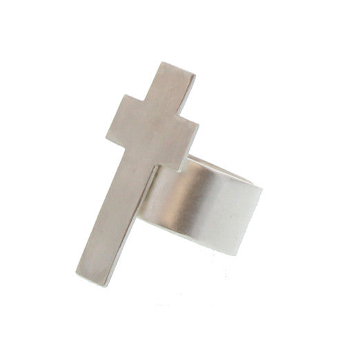 Ring kruis groot - Ringen - Zilver & Zoet