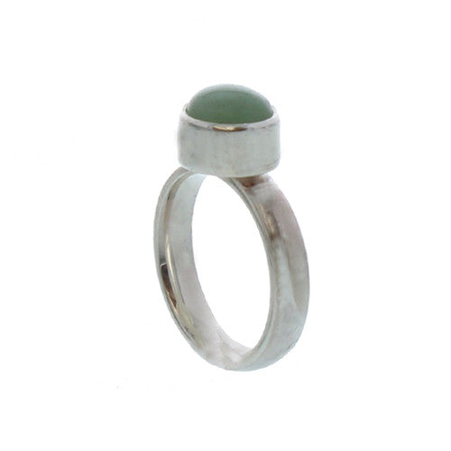 Ring Aventurijn Basic - Ringen - Zilver & Zoet