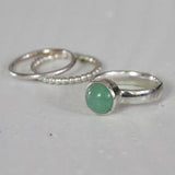 Ring Aventurijn Basic - Ringen - Zilver & Zoet