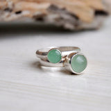 Ring Aventurijn Basic - Ringen - Zilver & Zoet