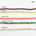 edelsteen kralen opties 3 mm