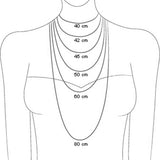 Ketting tekst/ naam plaatje - ketting - Zilver & Zoet