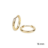 Oorbellen klap creolen rond