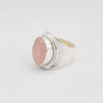 Ring Rozenkwarts - Ringen - Zilver & Zoet
