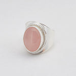 Ring Rozenkwarts - Ringen - Zilver & Zoet