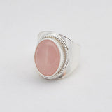 Ring Rozenkwarts - Ringen - Zilver & Zoet