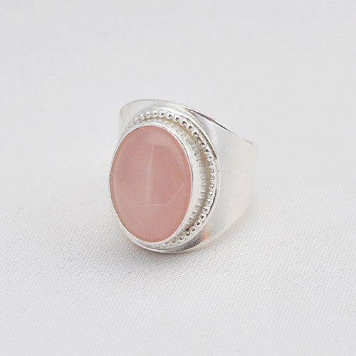 Ring Rozenkwarts - Ringen - Zilver & Zoet