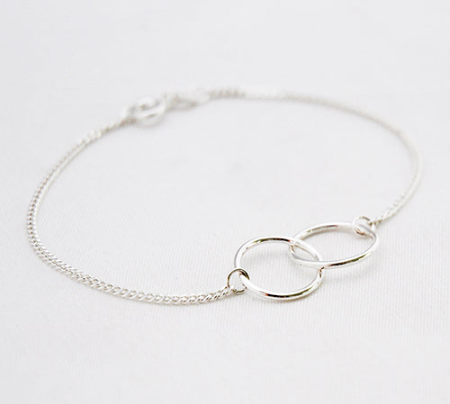 Armband twee cirkels