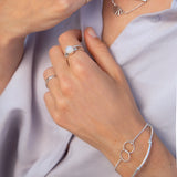 Armband twee cirkels