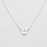 Ketting letter rondje - ketting - Zilver & Zoet