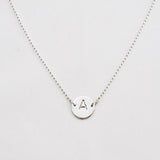 Ketting letter rondje - ketting - Zilver & Zoet