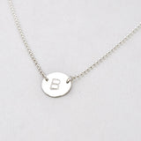 Ketting letter rondje - ketting - Zilver & Zoet