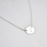 Ketting letter rondje - ketting - Zilver & Zoet