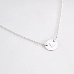 Ketting letter rondje - ketting - Zilver & Zoet