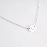 Ketting letter rondje - ketting - Zilver & Zoet