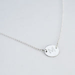 Ketting letter rondje - ketting - Zilver & Zoet